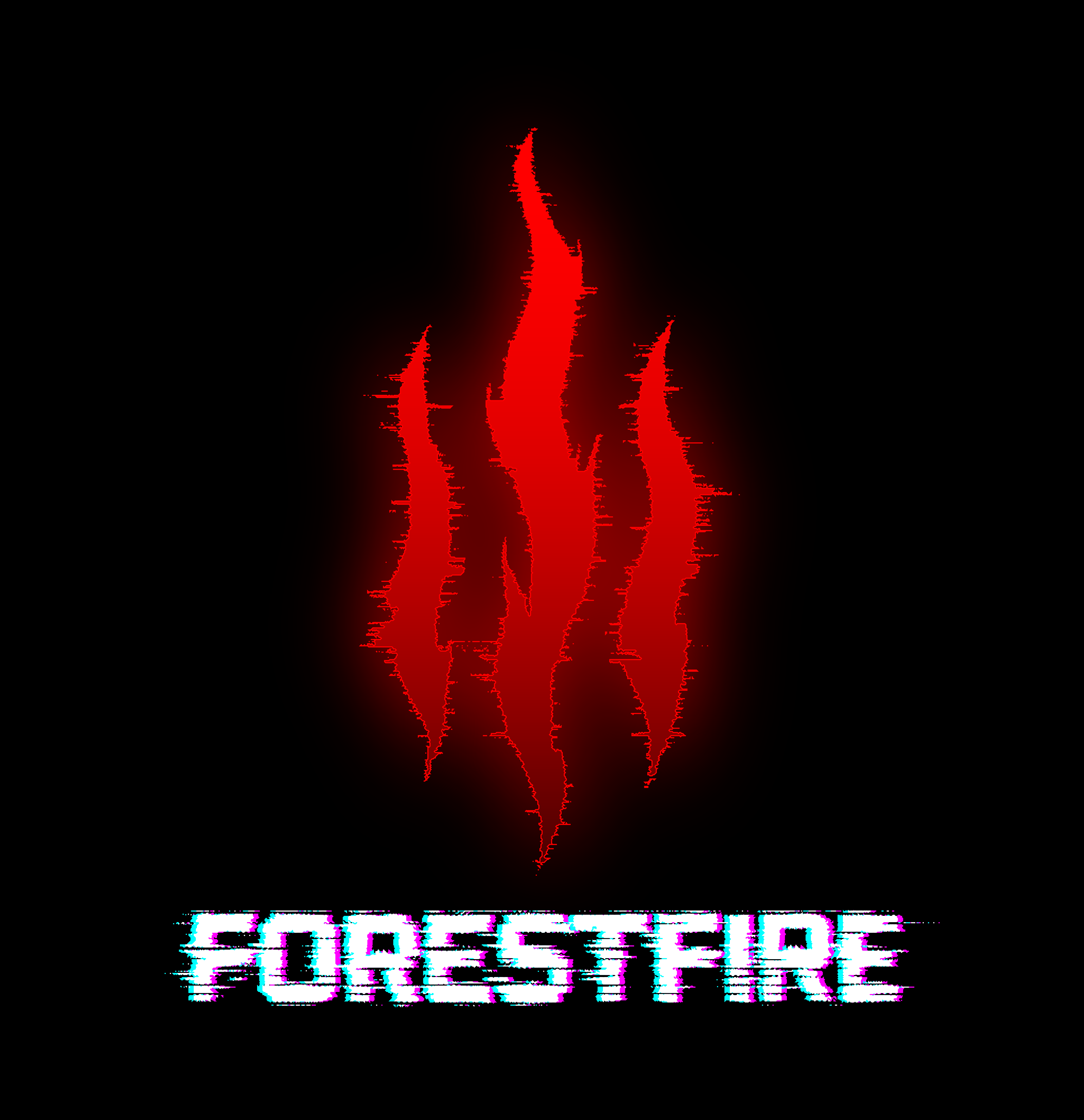FORESTFIRE glitch logo